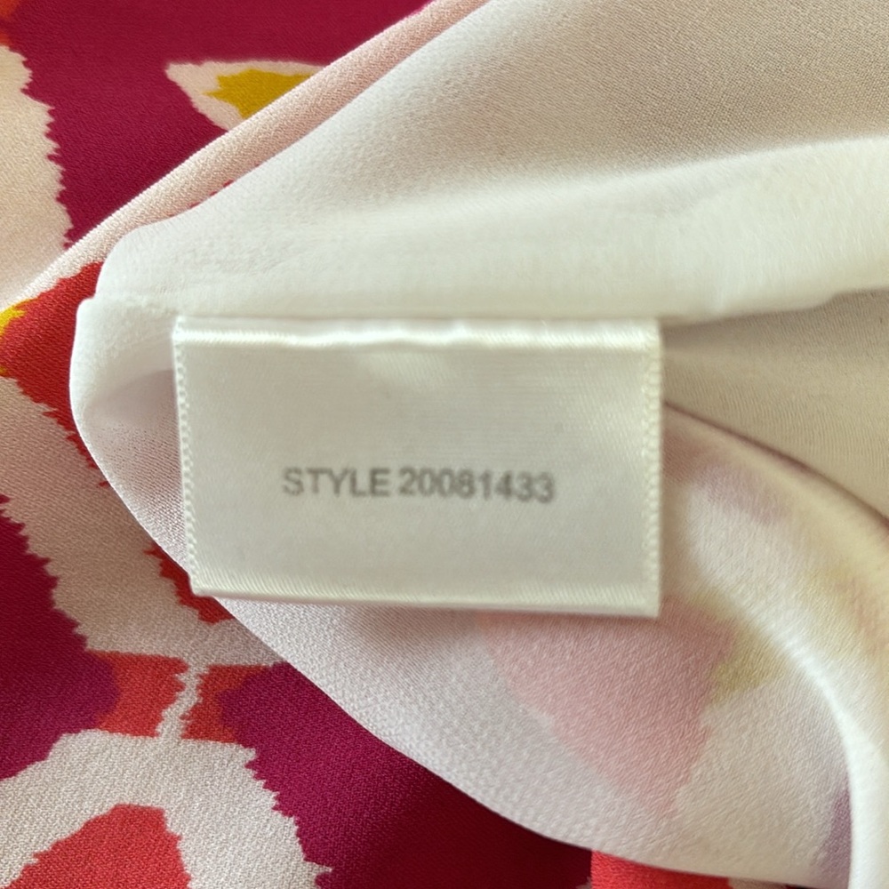 Tory Burch ikat print silk with a braided neckline - Picture 12 of 14